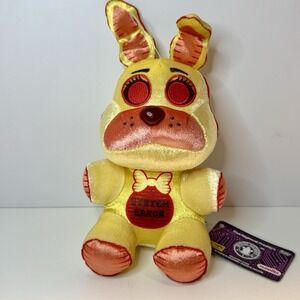 FNAF Funko Yellow Inverted System Error Bonnie W/ Tags Plush Hot Topic Exclusive